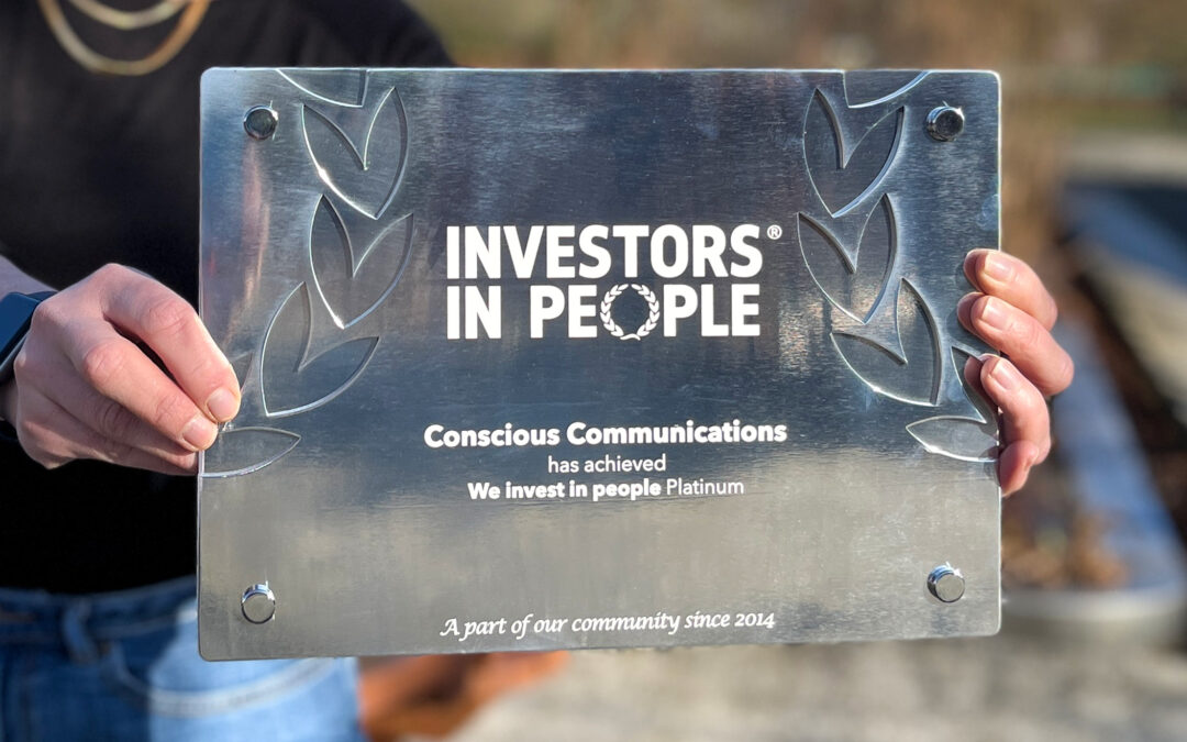 Platinum and proud: Cambridge PR agency awarded best in class by Investors in People